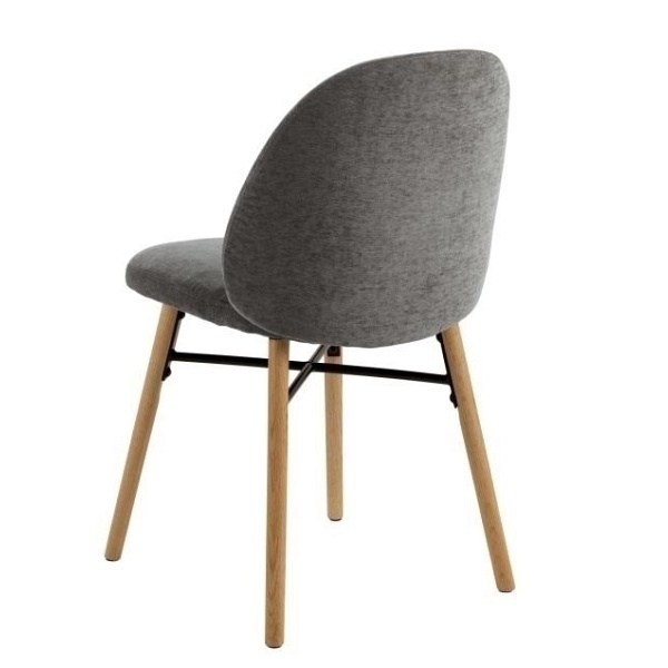 Krzesło Sophia szary ciemny/ dąb Danny 10 - ACTONA